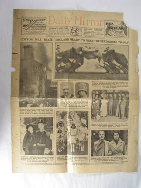 Image of newspaper cutting 